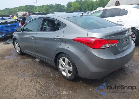 2013 Hyundai Elantra Gls из США, поврежденный, VIN 5NPDH4AE3DH454392